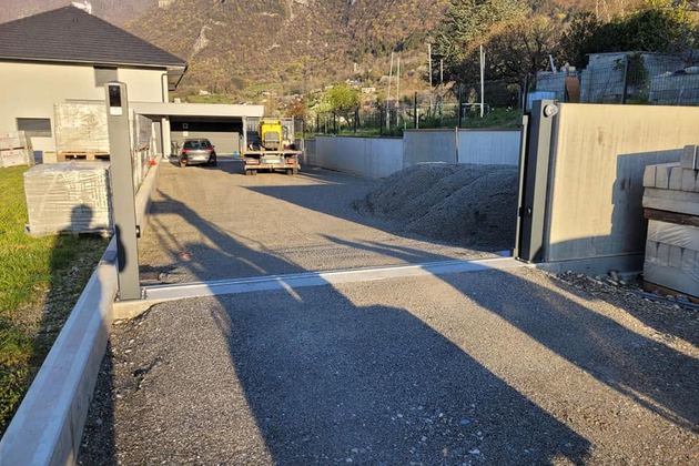 Chantier d’accès à une maison