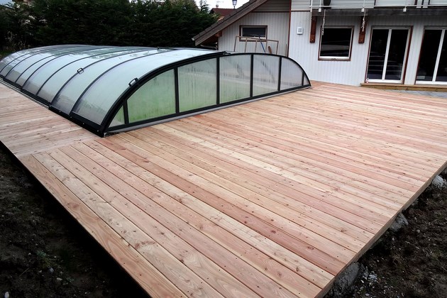 salon et construction terrasse en bois